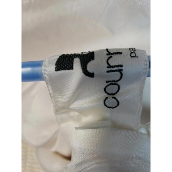 Courreges Paris, Designer Cream Women's Vintage Buttoned Jacket Sz M? #C - Picture 8 of 12